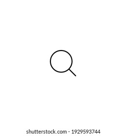 search line art vector icon