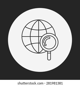 search line icon