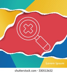 search line icon