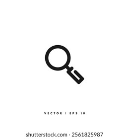 Search Line Icon. Editable Stroke