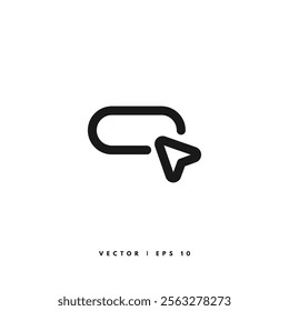 Search Line Icon. Editable Stroke