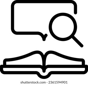 search line icon illustration vector