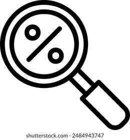 search line icon illustration vector