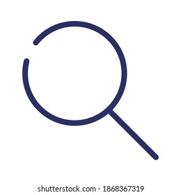 icono de línea de búsqueda, ilustración del vector de contorno.