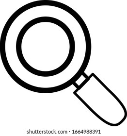 Search line icon - vector