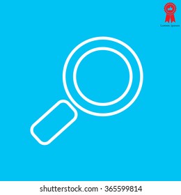 Search line Icon. Vector