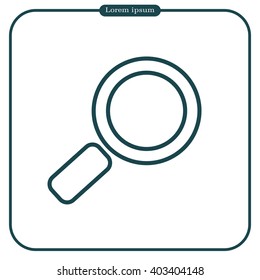 Search line Icon. Vector