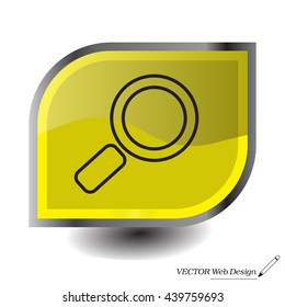 Search line Icon. Vector