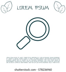 Search line Icon. Vector