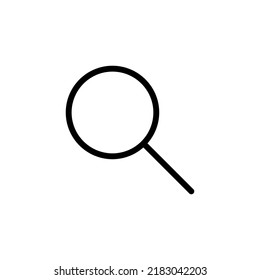 Diseño vectorial de icono de línea de búsqueda