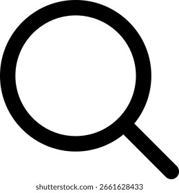 Search Line Icon Vector Illustration
