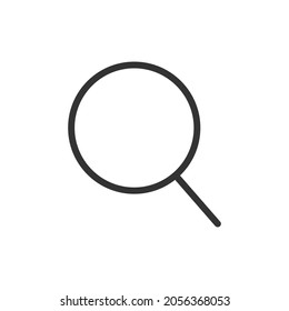 Search line icon. Web symbol for web and apps. Sign design in outline style. Search stroke object.