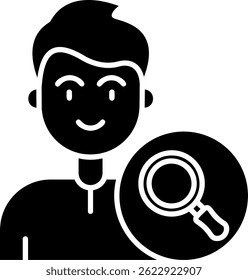 Search Line vector Icon Design