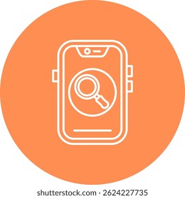 Search Line vector Icon Design