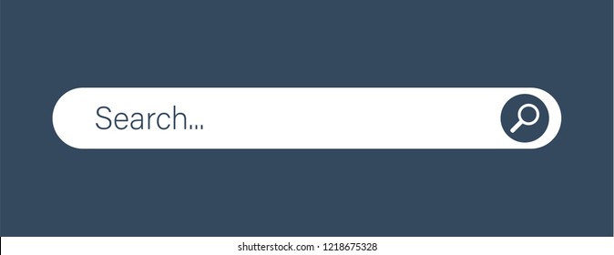 Search line. Web search. Vector illustration.