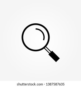 Search, linear icon. One of a set of linear web icons