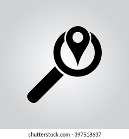Search and location  icon