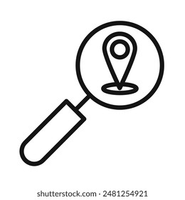 Search Location Icon for GPS Navigation and Local Business Listings