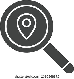 Search Location icon vector image. Suitable for mobile application web application and print media.