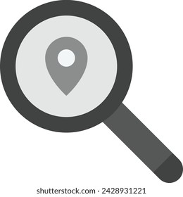 Search Location icon vector image. Suitable for mobile application web application and print media.