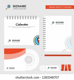 Search location  Logo, Calendar Template, CD Cover, Diary and USB Brand Stationary Package Design Vector Template