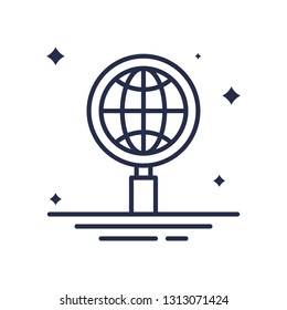 Search Location Vector Icon