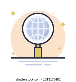 Search Location Vector Icon
