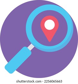 Search Location  Vector Icon which is suitable for commercial work and easily modify or edit it
