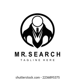 Search Logo Design, Detective Illustration, Home search, Glass Lens, Company Brand Vector