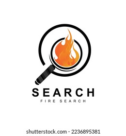 Search Logo Design, Detective Illustration, Home search, Glass Lens, Company Brand Vector