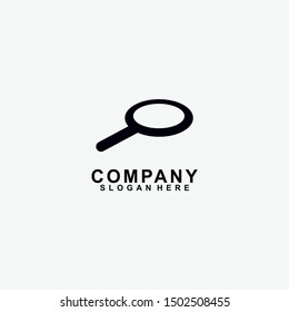 Search Logo Design. Modern Design. Search Icon. Flat Logo. Search. Vector Illustration