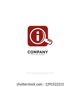 I search logo design template. creative sign. Universal vector icon. - Vector