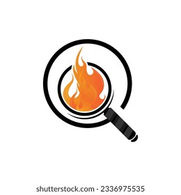 Search Logo, Object Magnifier Design, Detective Tool Vector, Template Illustration Symbol