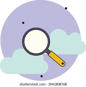 The search logo is perfect for browser icons or other search icons