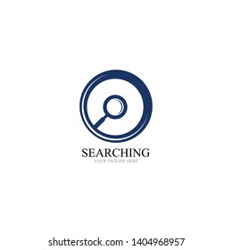 Search logo and symbol template vector