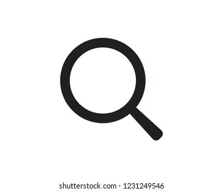 Search logo template vector icon illustration design