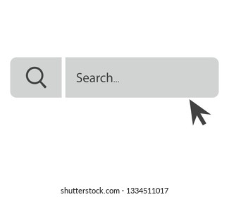 Search logo template vector icon illustration design