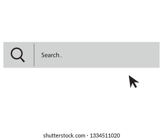 Search logo template vector icon illustration design