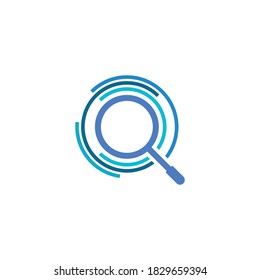 diseño de la ilustración de la plantilla de vector de logotipo de búsqueda