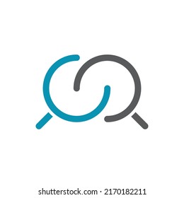 search logo vector template illustration design