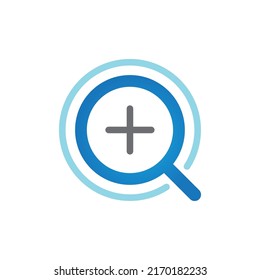 search logo vector template illustration design