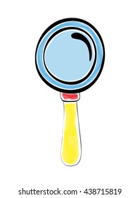 Search and looking design. lupe  icon. vector graphic