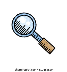 search loupe find internet sketch vector illustration eps 10