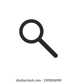 Search, loupe icon - Vector. Simple element illustration from UI concept. Search, loupe icon - Vector. Infographic concept vector illustration. on white background