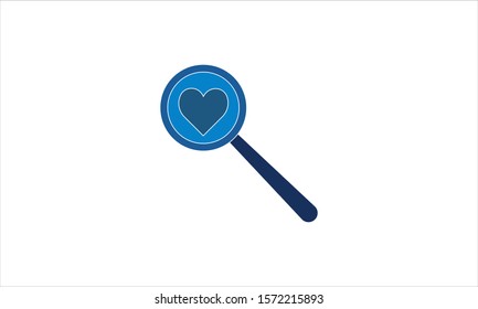 Search love symbol vector image