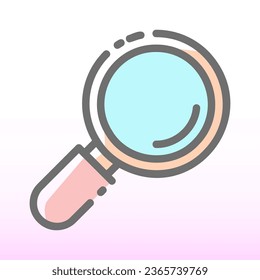 search luv browsing e commerce colored icon logo
