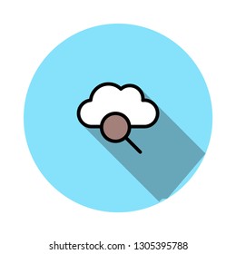 search   magnifier   cloud  