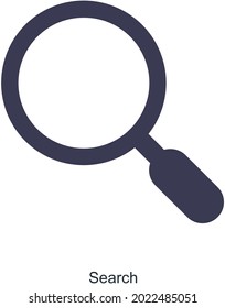 Search or Magnifier Icon Concept