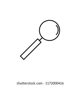 search magnifier icon. Element of business icon for mobile concept and web apps. Thin line search magnifier icon can be used for web and mobile