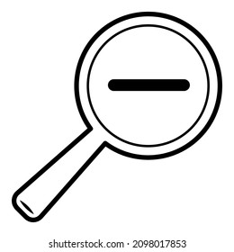 Suchmagnikersymbol Symbol flaches Symbol einzeln auf weißem Hintergrund